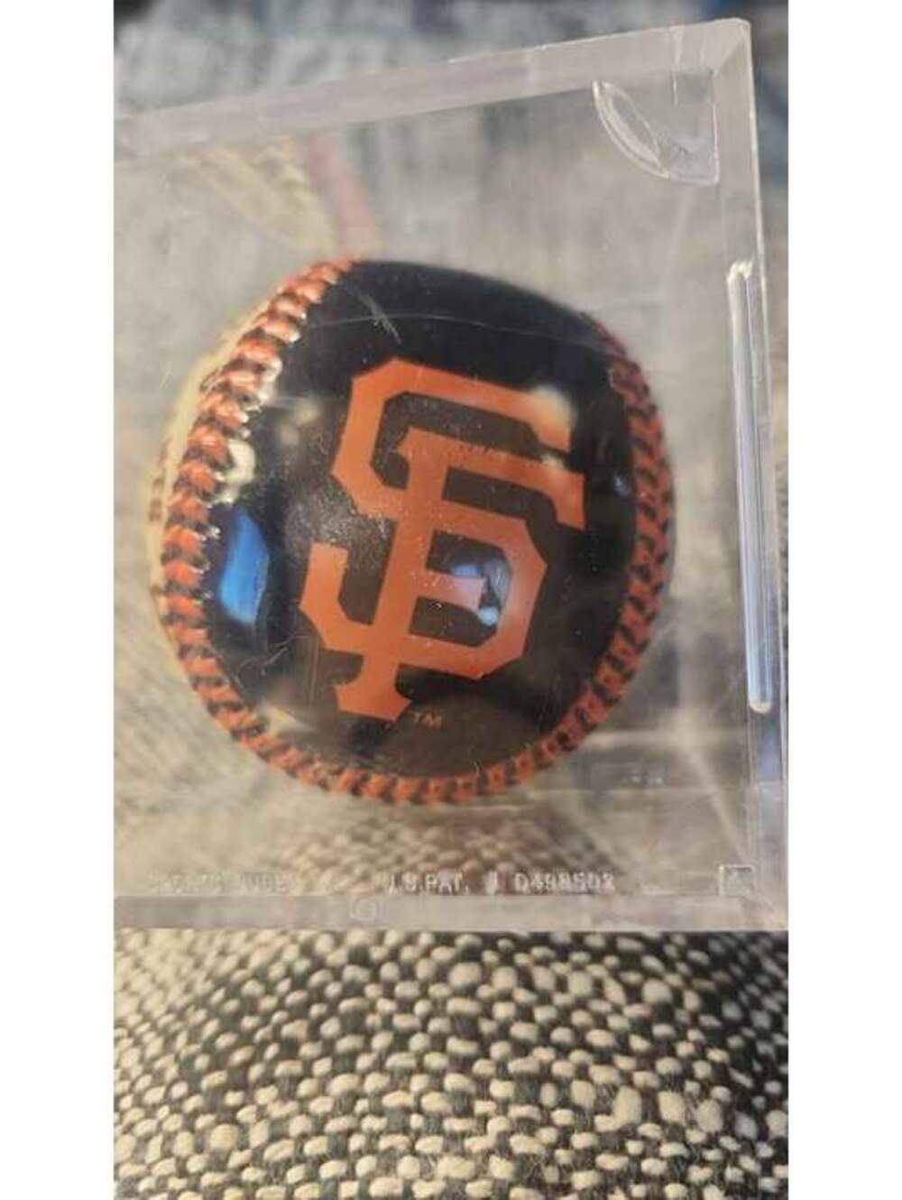 Franklin San Francisco Giants Baseball Encased in Clear Plastic Display Box